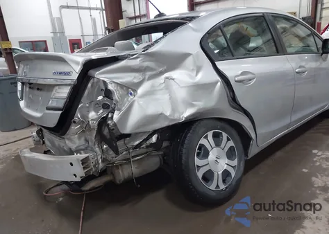 2013 Honda Civic Hybrid z USA, uszkodzony, nr VIN 19XFB4F27DE202805